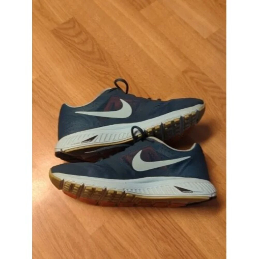 Nike Zoom Structure 17 Running Shoes Womens 9.5 Green Orange 615588-380